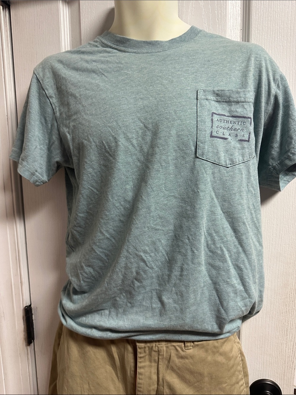 Southern Marsh Men's Short-Sleeve Pocket Tee - Seafoam